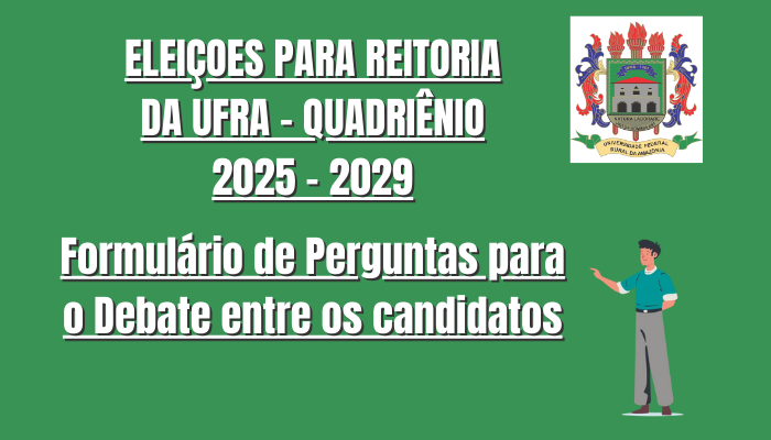 Debate entre os candidatos